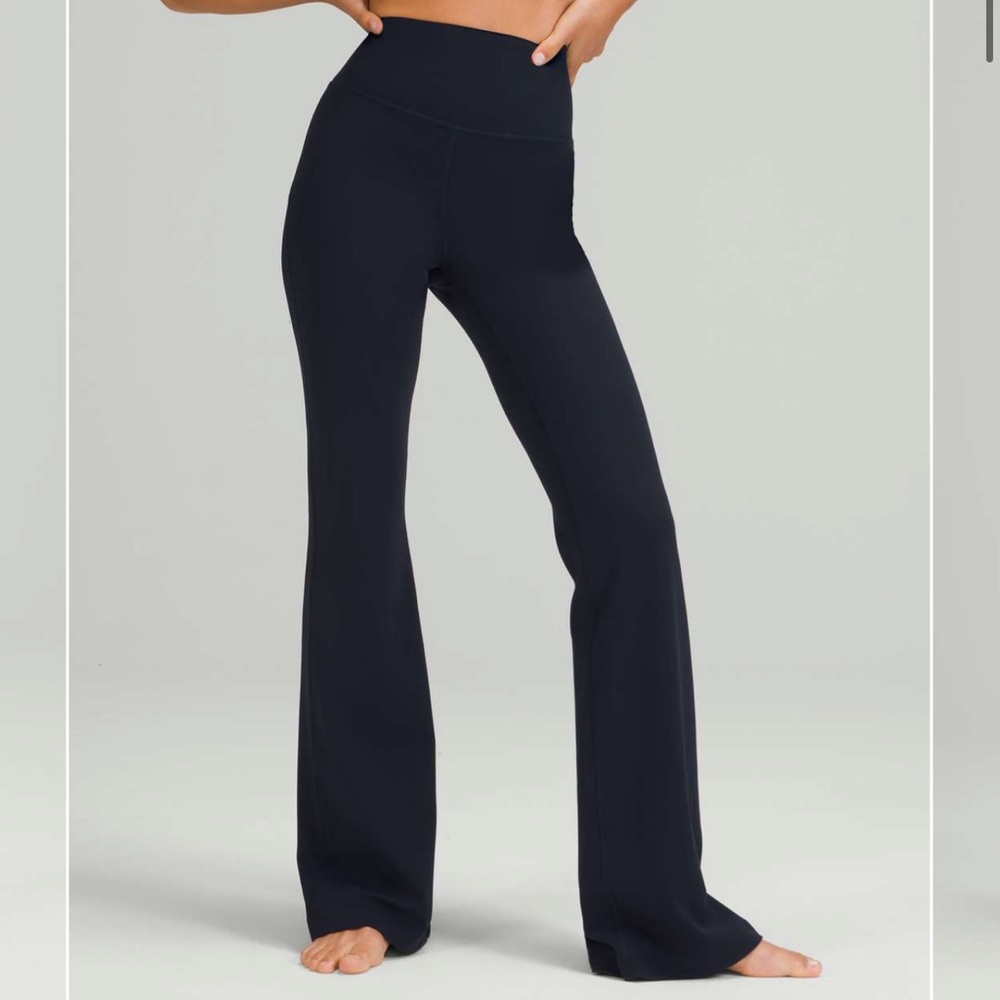 Lululemon Groove Pant Super-High-Rise Flare True Navy